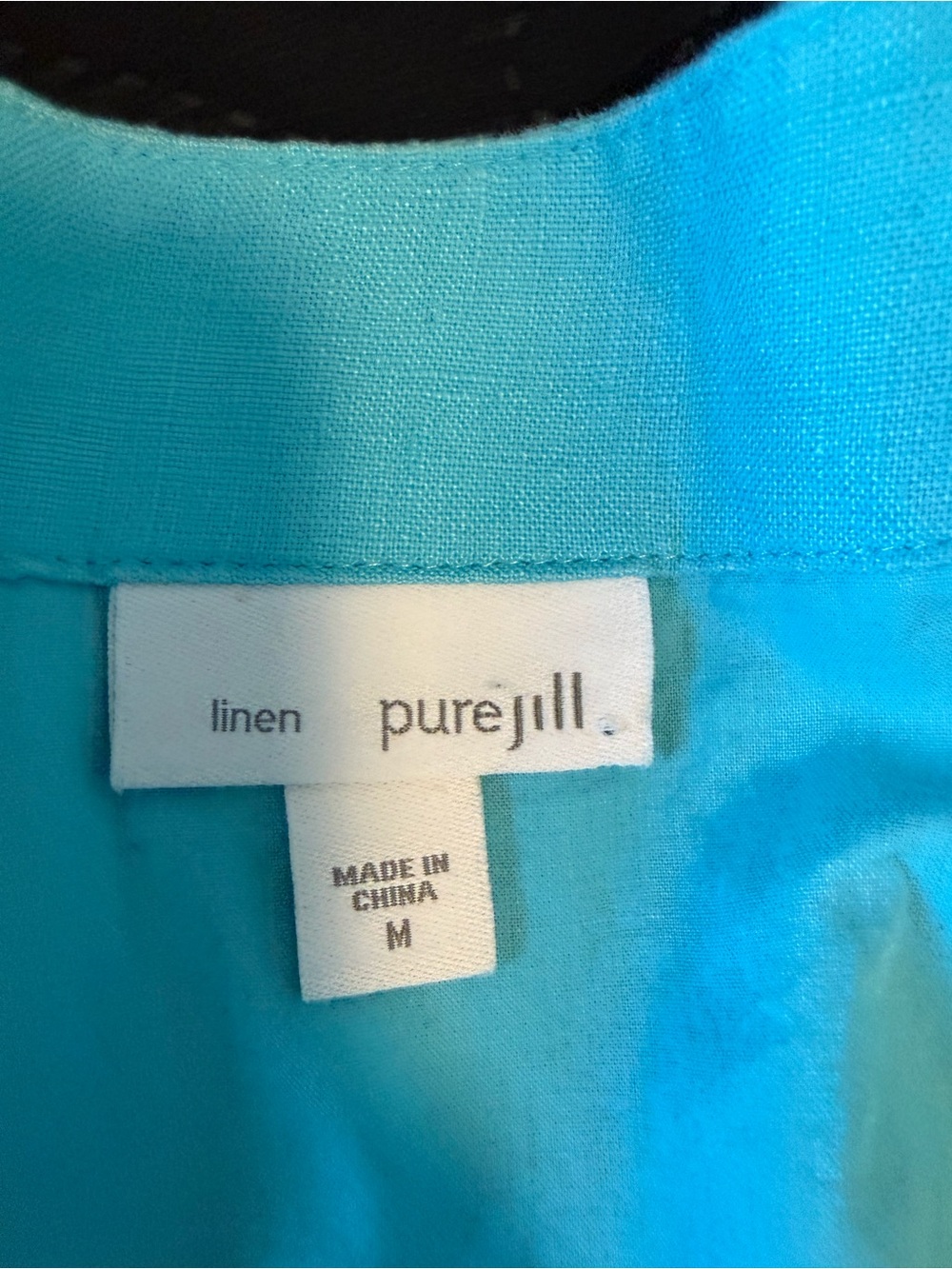 J.Jill Euro Summer Linen Wrap Midi Dress - Picture 8 of 10